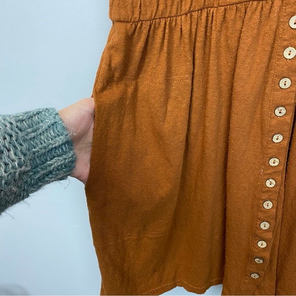 Free People Beach • summertime button front mini dress - Picture 12 of 12